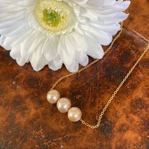 Pink Edison Pearl necklace